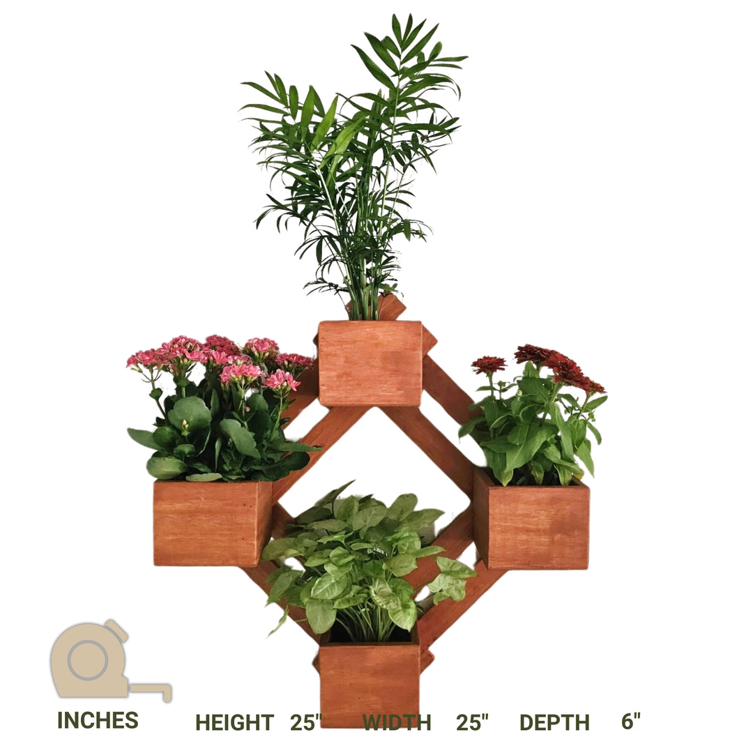 Wall Mounted Planter - Diamond