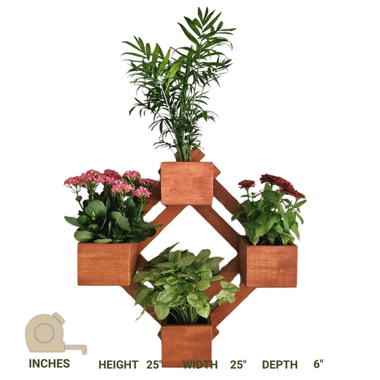 Wall Mounted Planter - Diamond