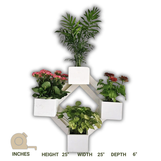 Wall Mounted Planter - Diamond