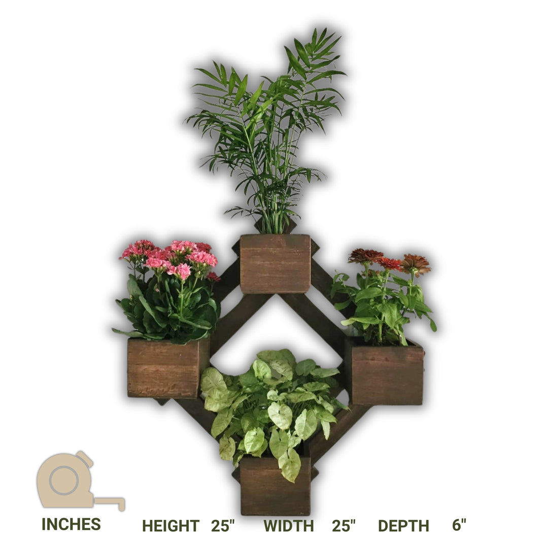 Wall Mounted Planter - Diamond