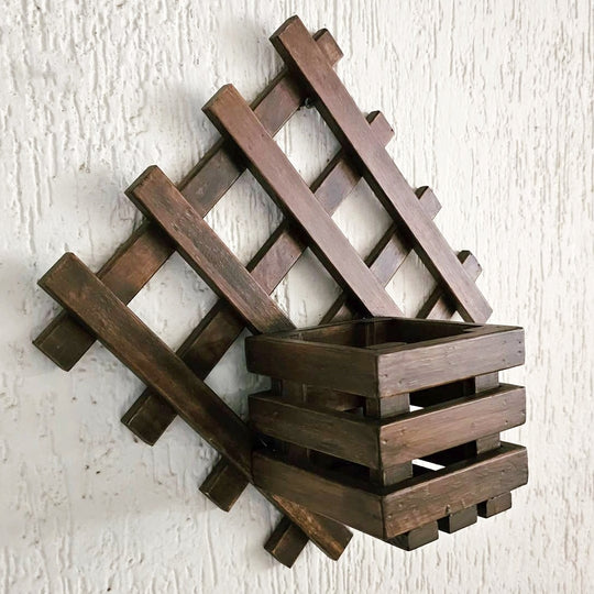 Wall Mounted Planter - Diamond Single