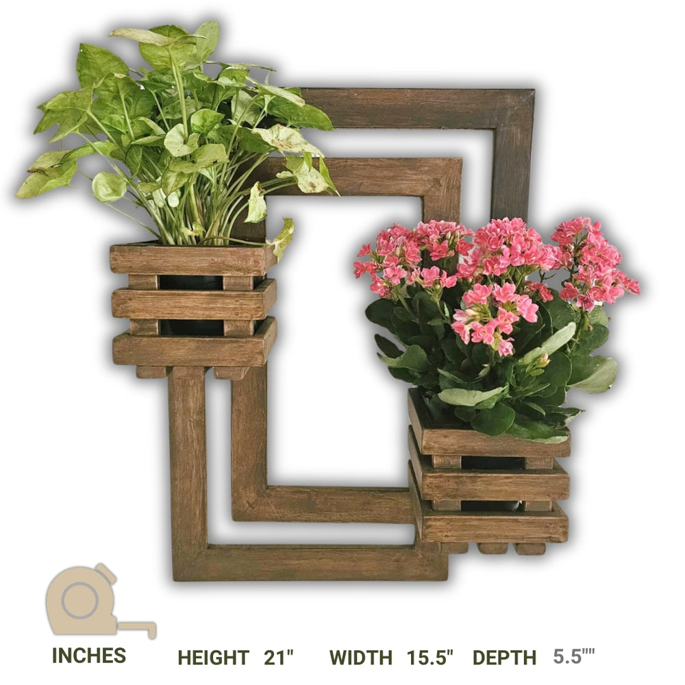 Wall Mounted Planter - 2 Square