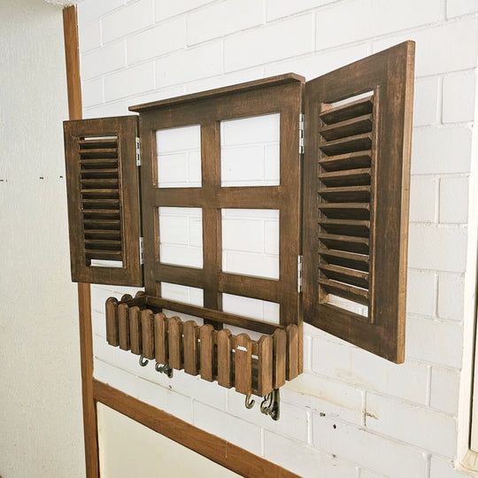 Faux Window-Planter Stand (Blinds)