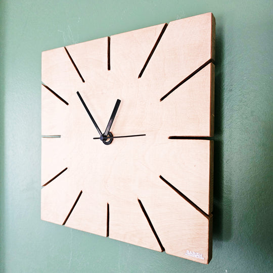 Wall Clock Square Plain