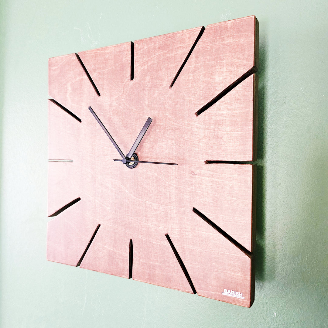 Wall Clock Square Plain