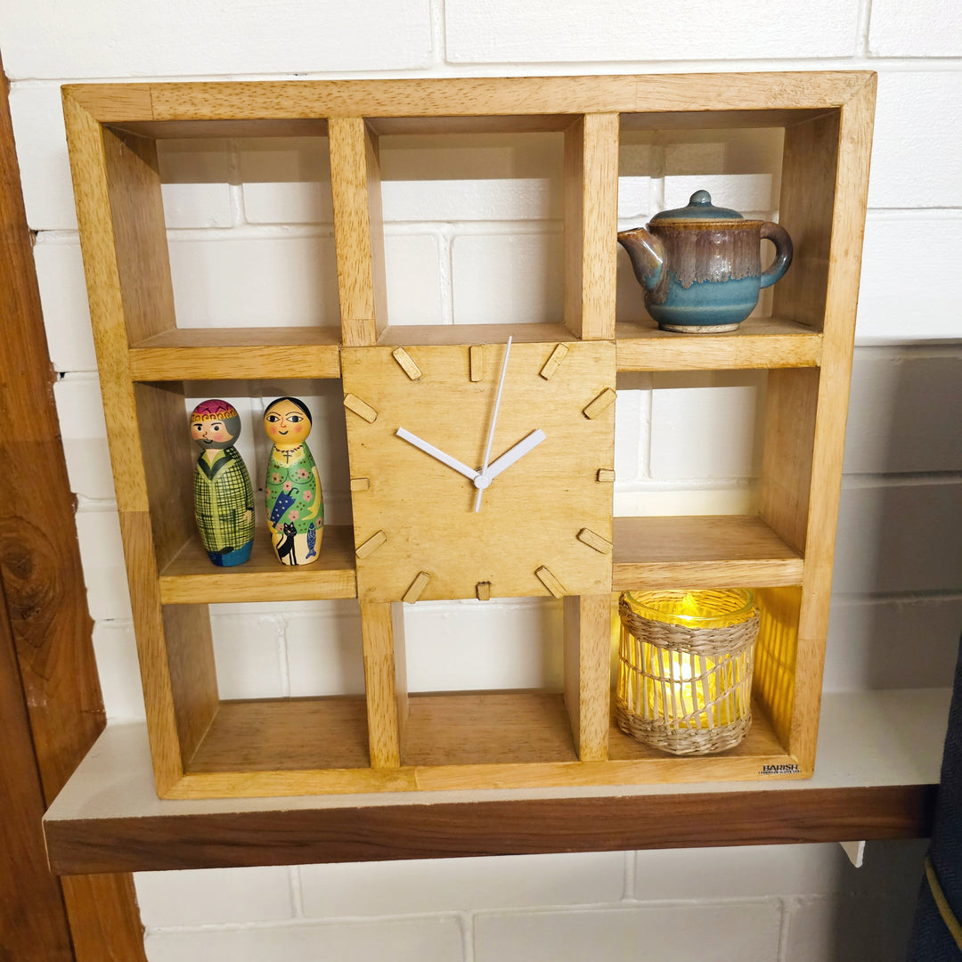 Wall Clock Squares