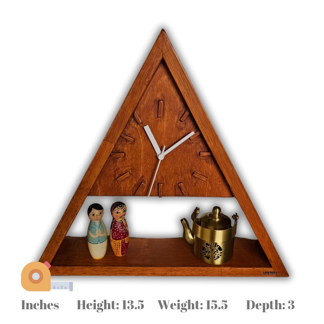 Wall Clock Triangle