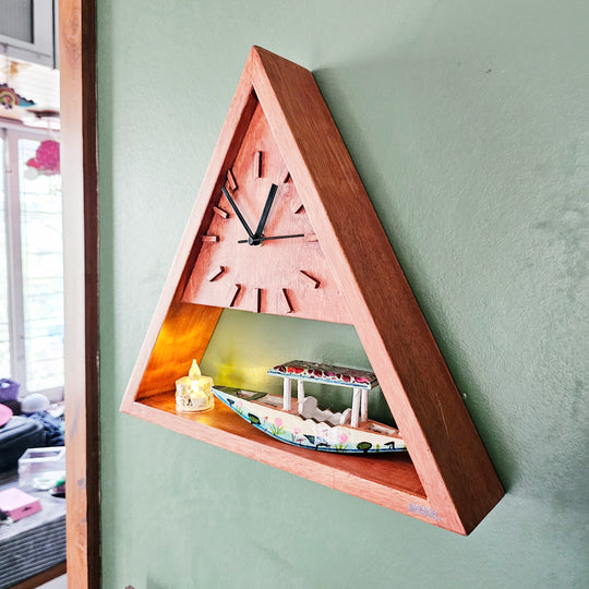 Wall Clock Triangle