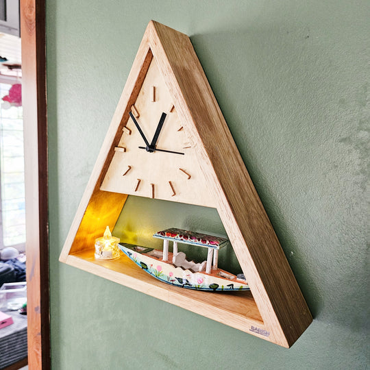 Wall Clock Triangle