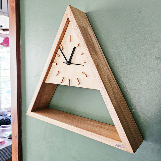 Wall Clock Triangle