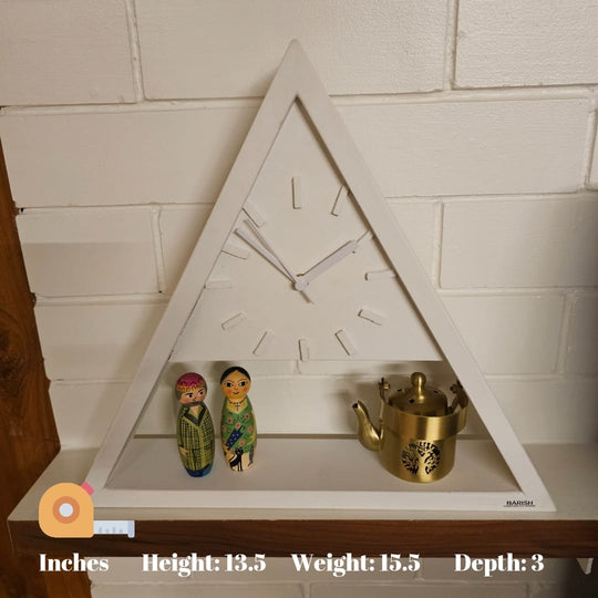 Wall Clock Triangle