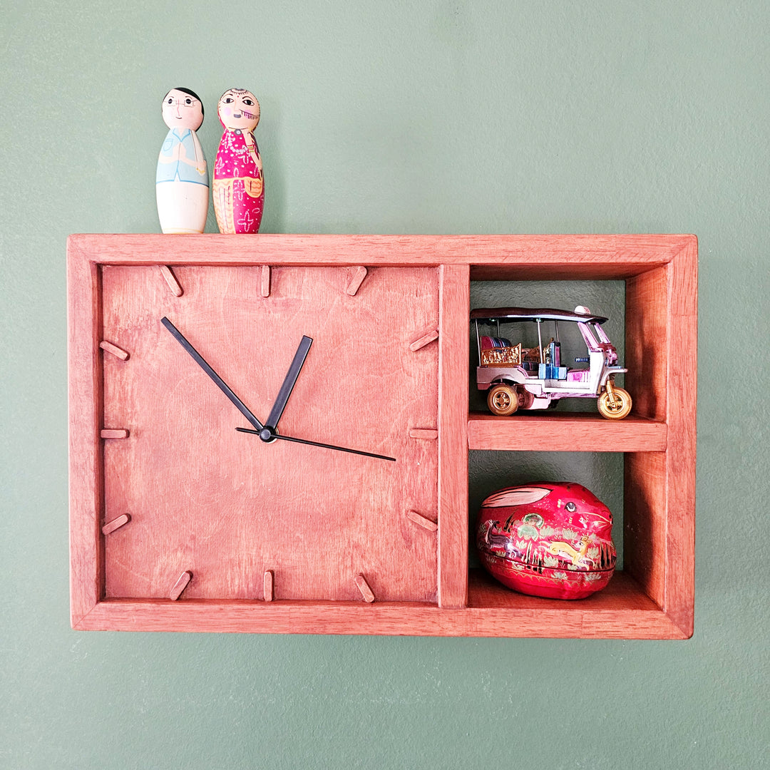 Wall Clock Rectangular Stock