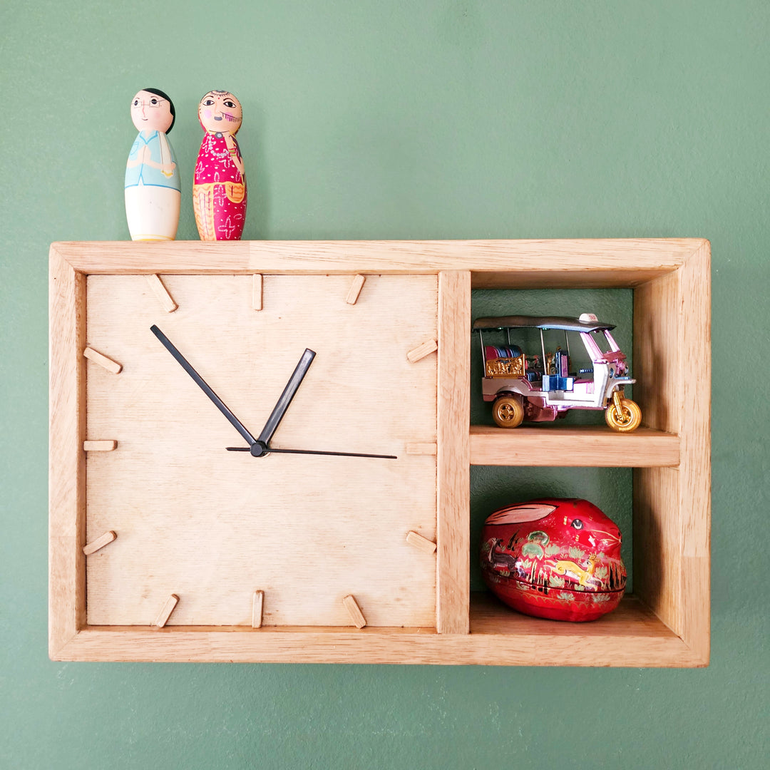 Wall Clock Rectangular Stock