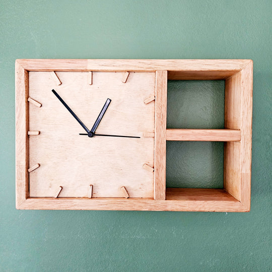 Wall Clock Rectangular Stock