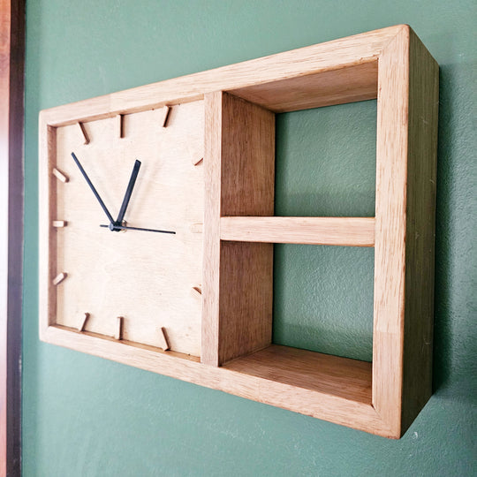 Wall Clock Rectangular Stock