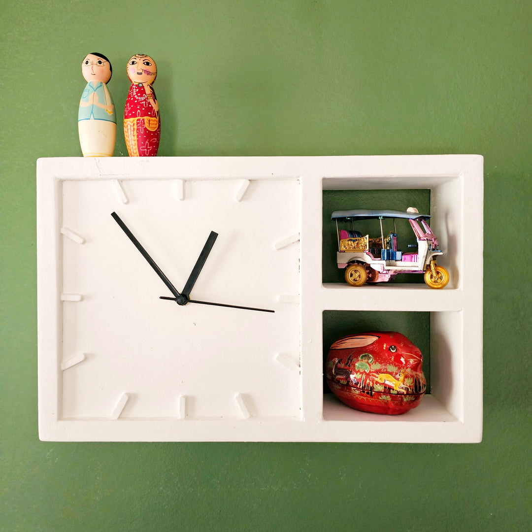 Wall Clock Rectangular Stock