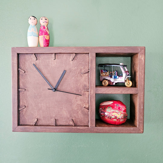 Wall Clock Rectangular Stock