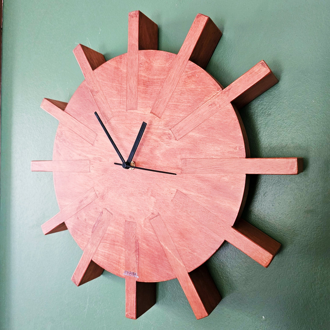 Wall Clock Round Spikes