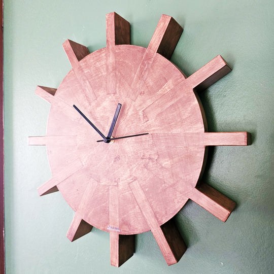 Wall Clock Round Spikes