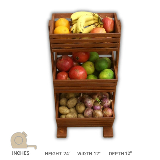 Veg & Fruit Basket (3 Tier)