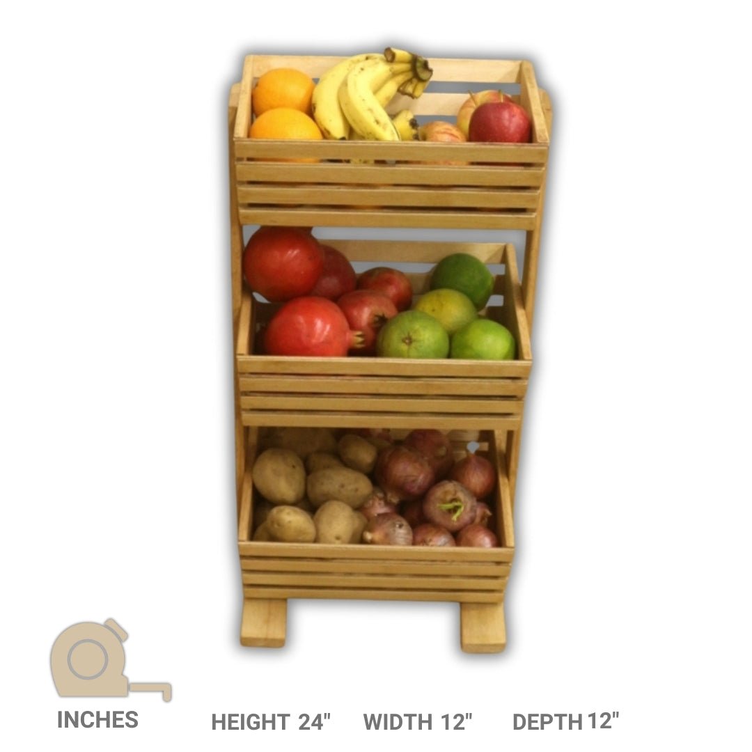 Veg & Fruit Basket (3 Tier)