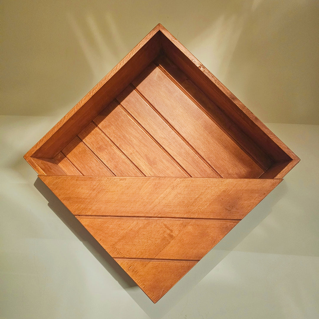 Wall Mounted Planter Stand -  Square  Box with 3 Plant Holder - Perfect for Indoor and Outdoor Space