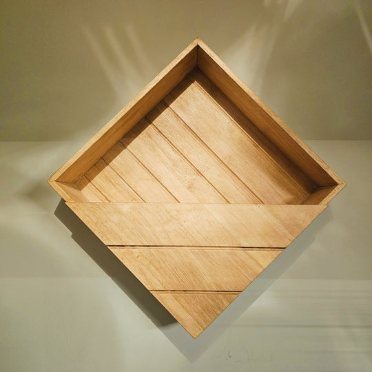 Wall Mounted Planter Stand -  Square  Box with 3 Plant Holder - Perfect for Indoor and Outdoor Space