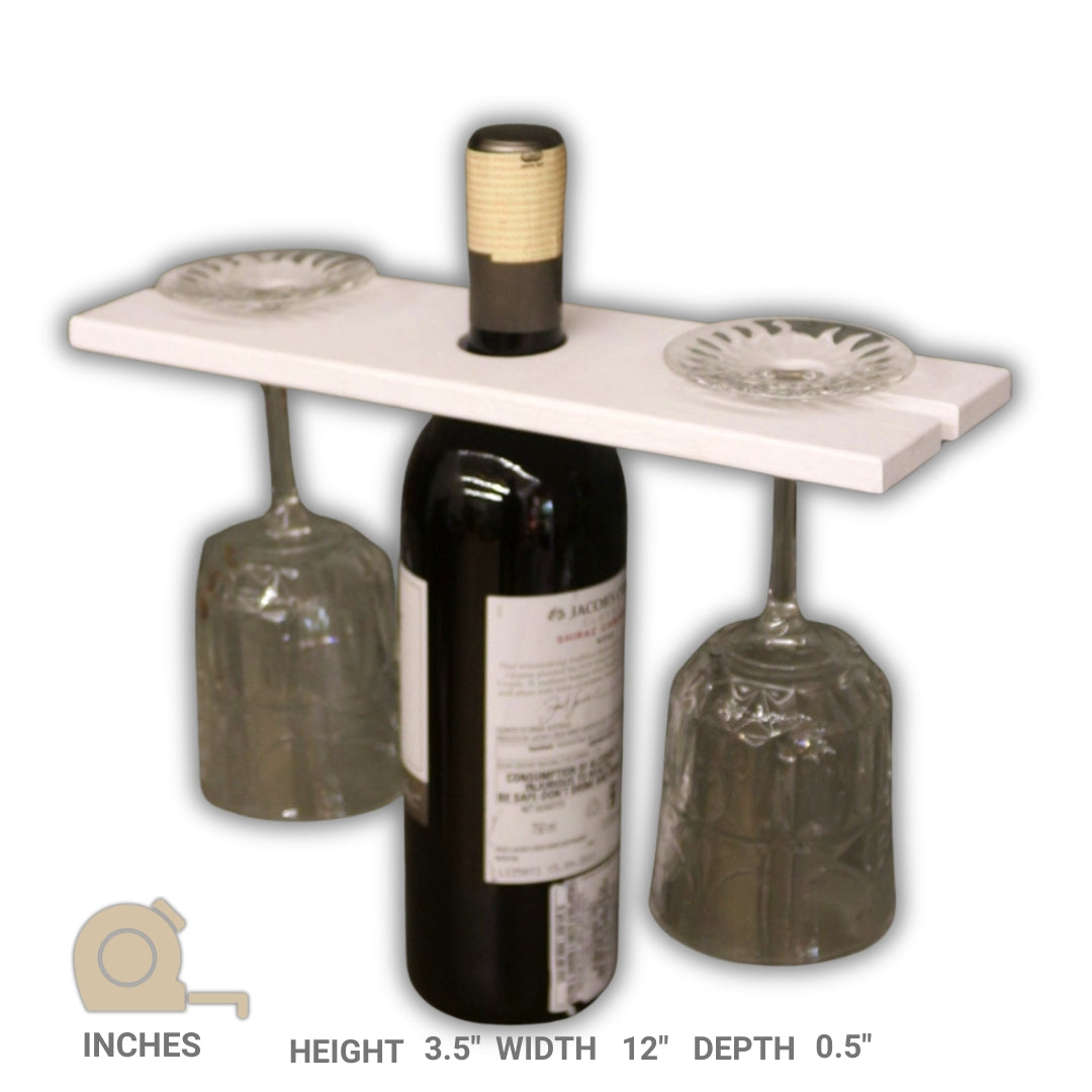 Wine Glass Holder – Elegant Wine Glass Storage Rack – Stylish Organizer for Wine Glasses and Bar Essentials