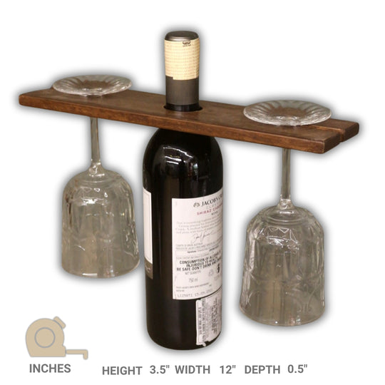 Wine Glass Holder – Elegant Wine Glass Storage Rack – Stylish Organizer for Wine Glasses and Bar Essentials