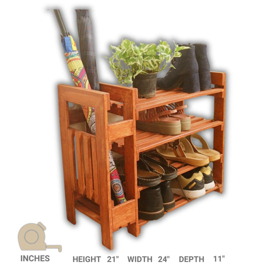 Shoe Rack with Umbrella Stand