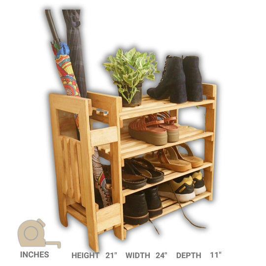 Shoe Rack with Umbrella Stand