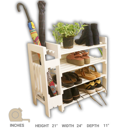 Shoe Rack with Umbrella Stand