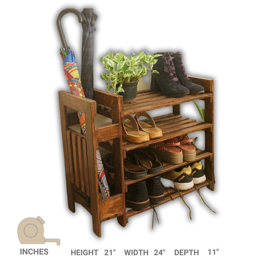 Shoe Rack with Umbrella Stand