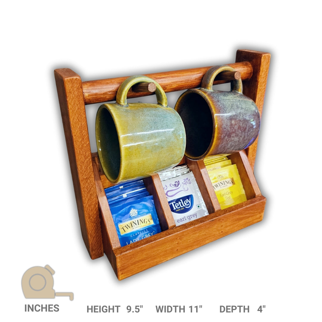 Tea Bag Organizer – Elegant and Space-Saving Organizer for Tea Bags and Kitchen Essentials