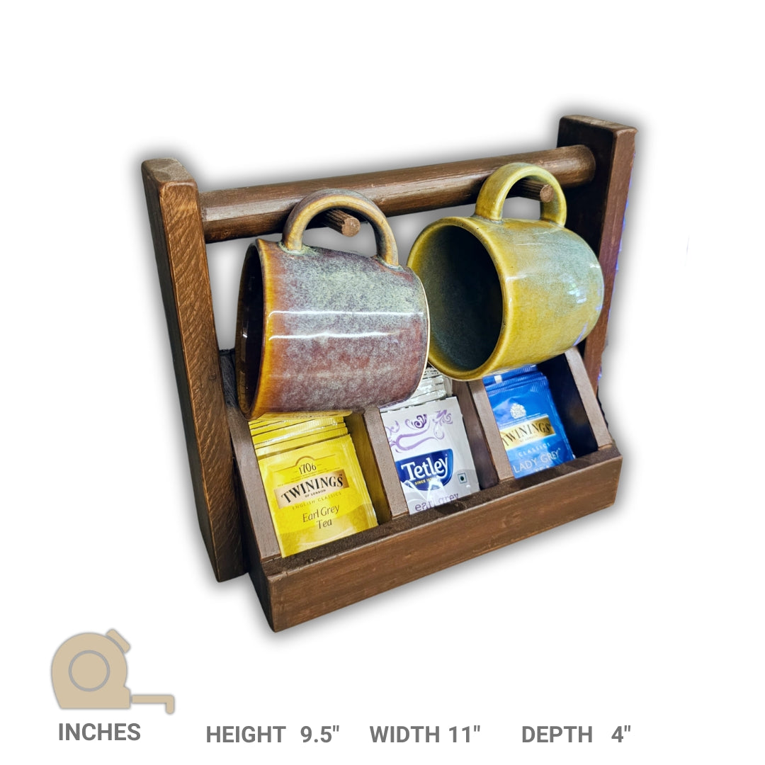 Tea Bag Organizer – Elegant and Space-Saving Organizer for Tea Bags and Kitchen Essentials