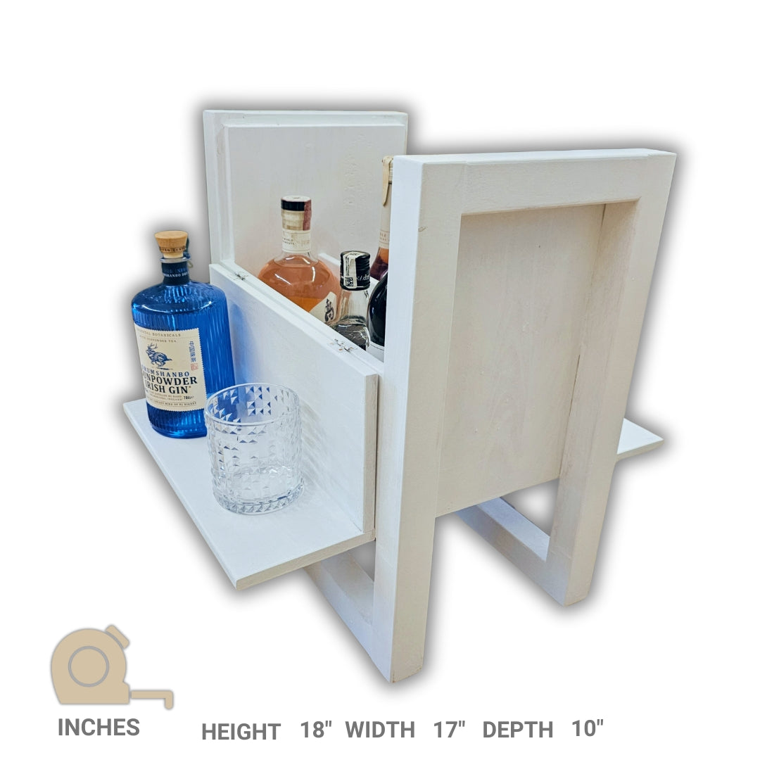 Side Table with Mini Bar