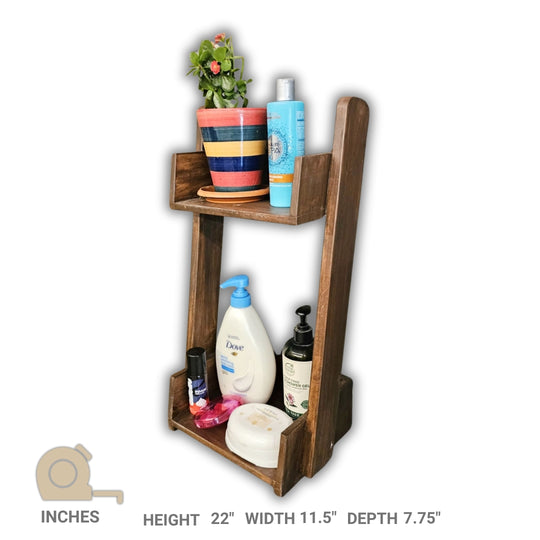 Table Top Bathroom Organizer - For Bathroom Accessories - 2 Shelf Rack