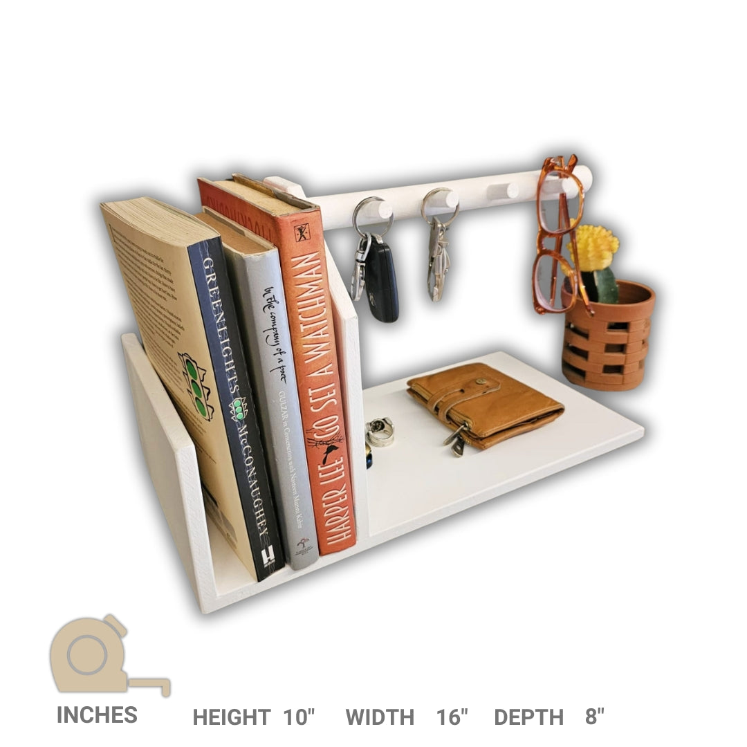 Bedside Tray-Key, Book Holder