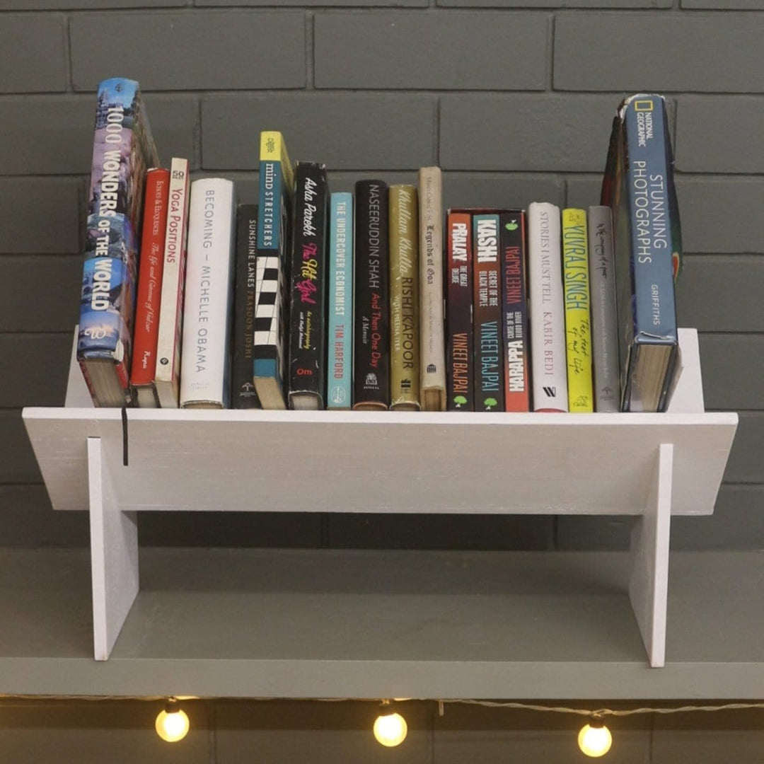 Barish Book Rack (Table Top) For Larger Books Best Home Decor Handcrafted