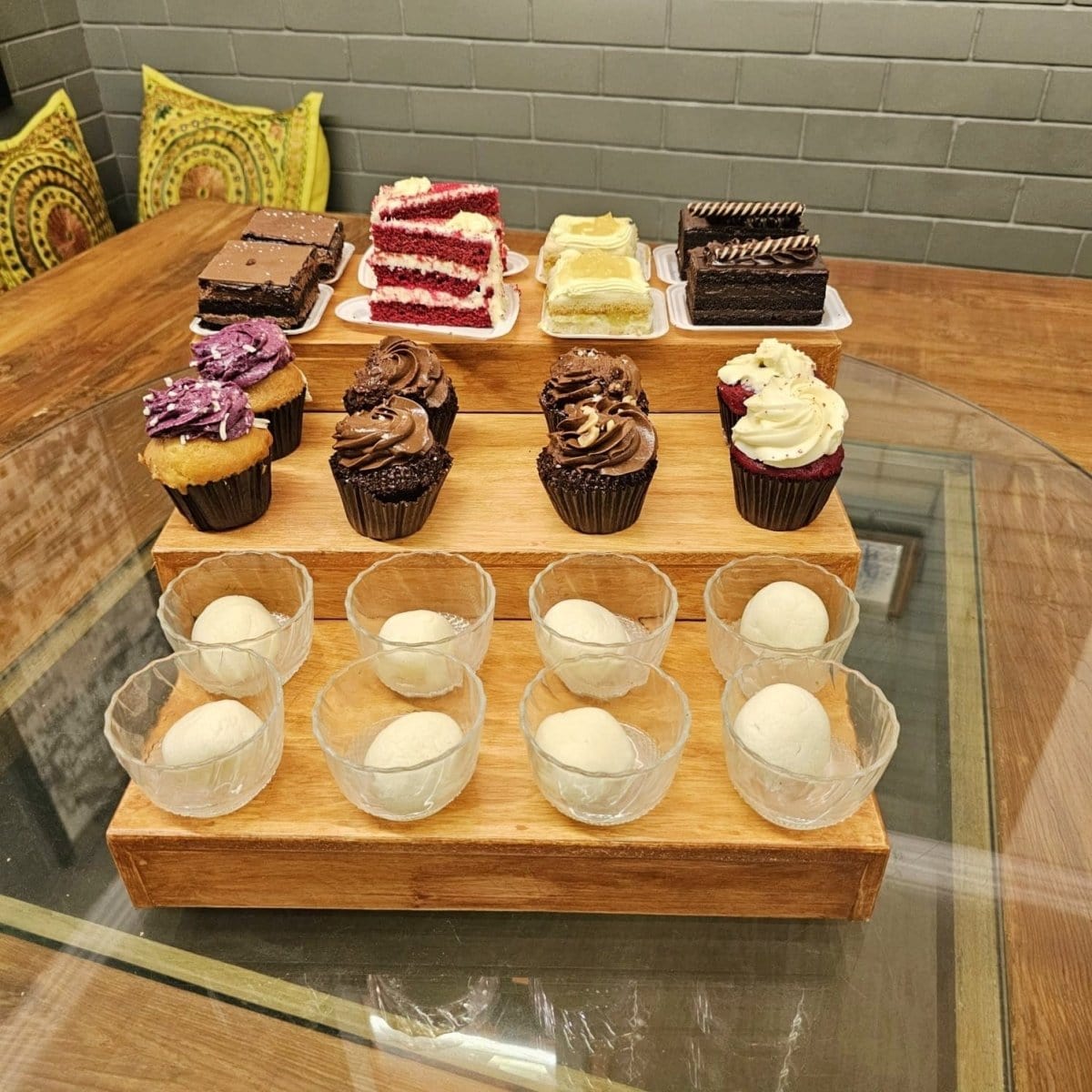 Barish Cake/Dessert Display Riser Stand Best Home Decor Handcrafted