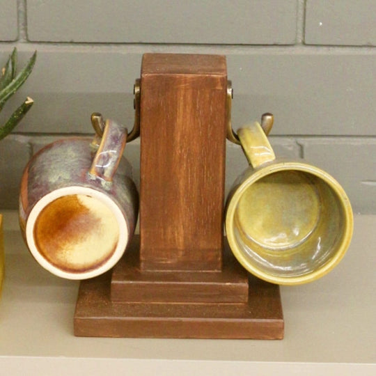 Barish Mug Holder (2 Mugs) Best Home Decor Handcrafted