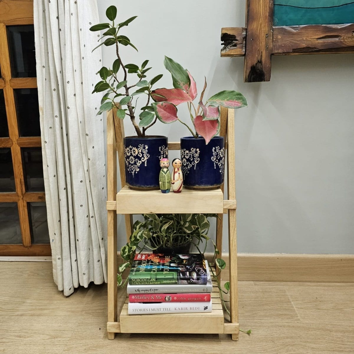 Barish Multi-purpose Floor Standing Stand (Small) Best Home Decor Handcrafted