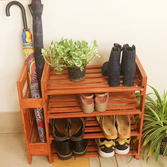 Barish Shoe Rack with Umbrella Stand Best Home Decor Handcrafted