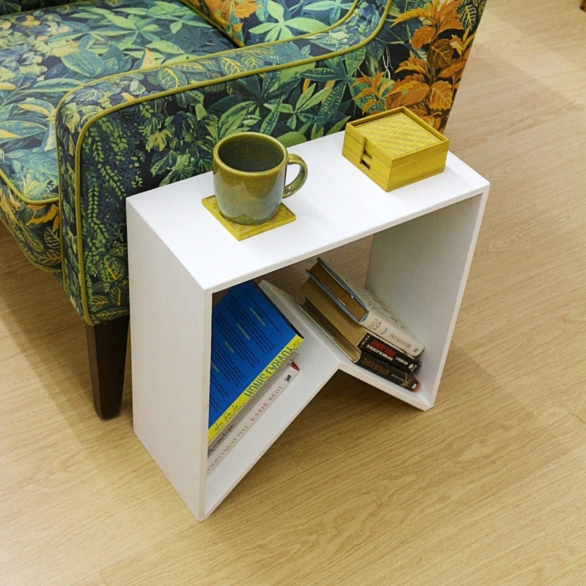 Barish Side Table for Book Lovers Best Home Decor Handcrafted