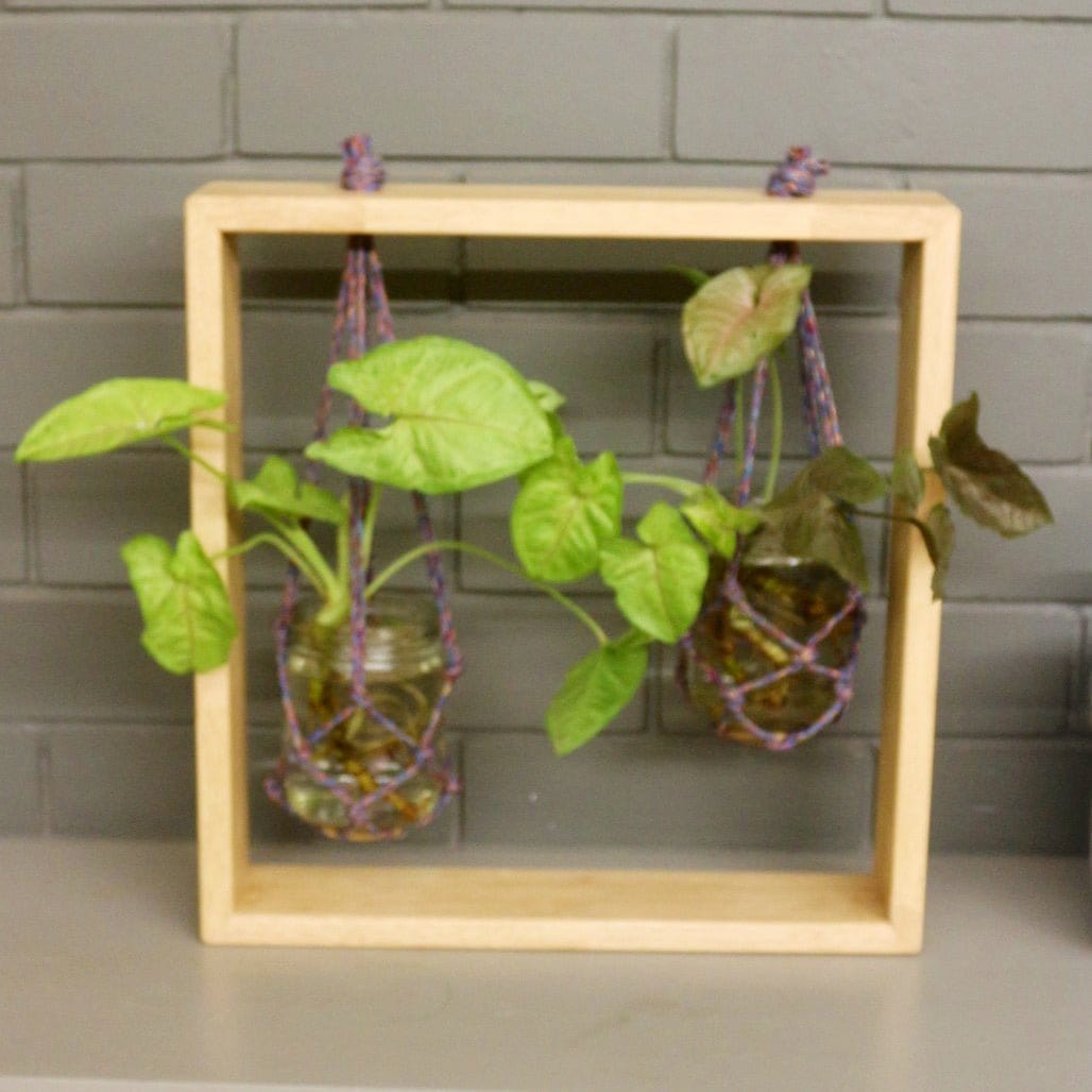 Barish Table Top Planter Wooden Frame (set of 2) Best Home Decor Handcrafted