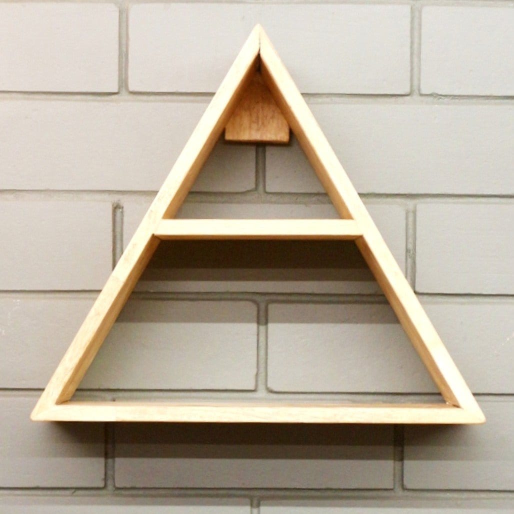 Barish Wall Shelf Triangular Best Home Decor Handcrafted