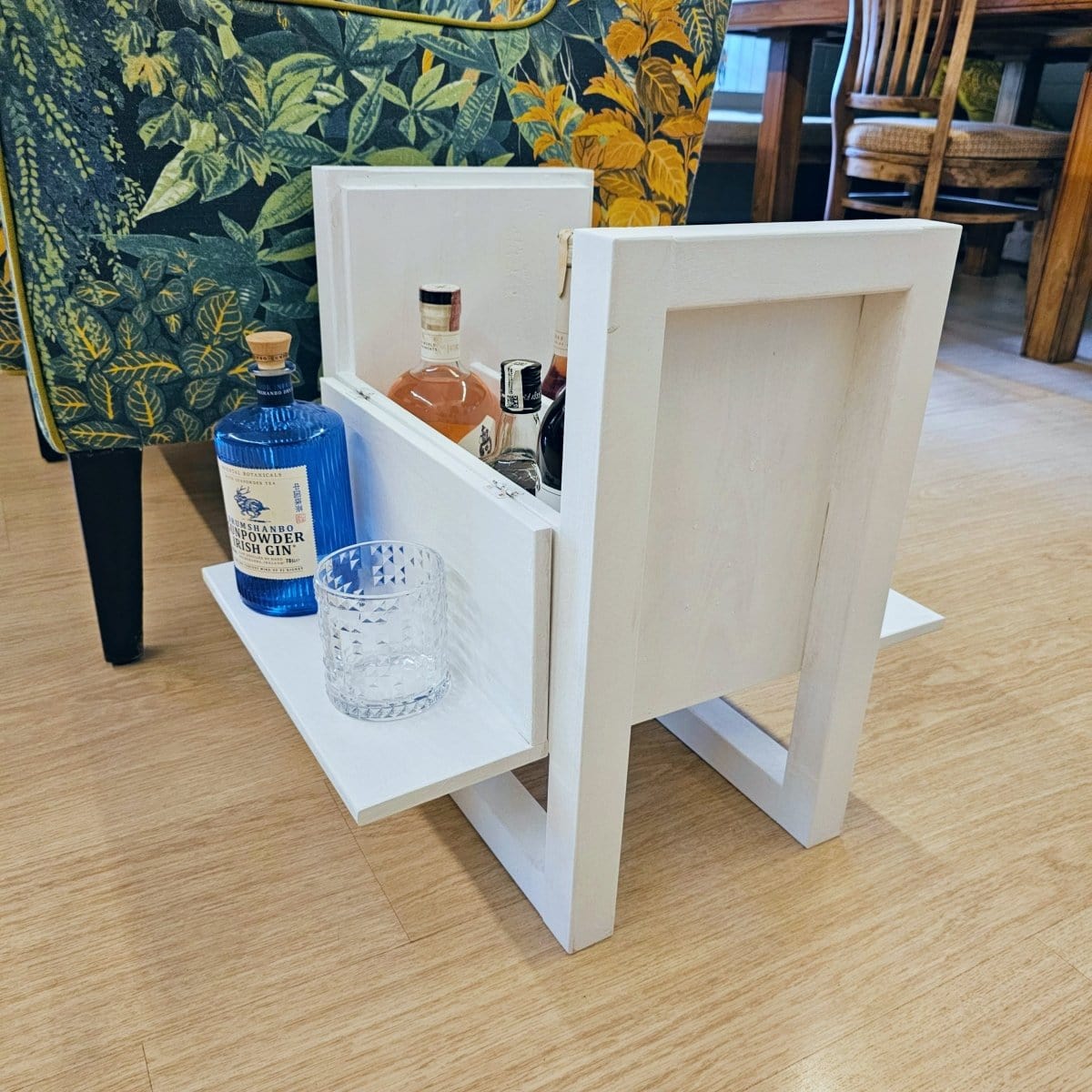 Side Table with Mini Bar - Barish