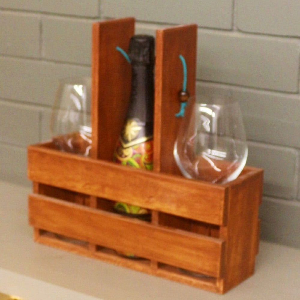 Wine and Glass Holder - Barish